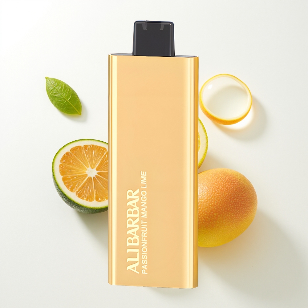 Alibarbar Pandora 7000 Pūšu Iztērējamais Veips Avenes Mango Laima 17ml 1.0 Ohm
