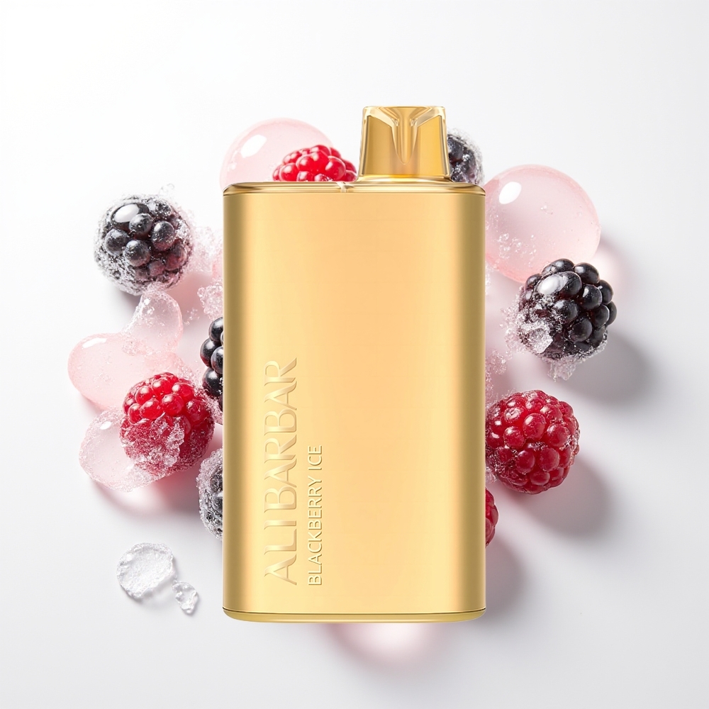 Alibarbar Rich 8000 Puffs Izmetamais Veips Blackberry Ledus 20ml 2000mAh 1.1Ohm
