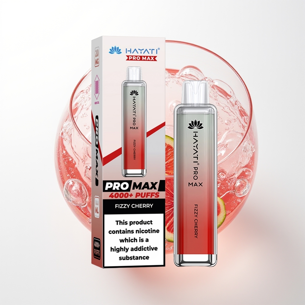 Hayati Pro Max 4000 Pūšķi Dzidrā Ķirše