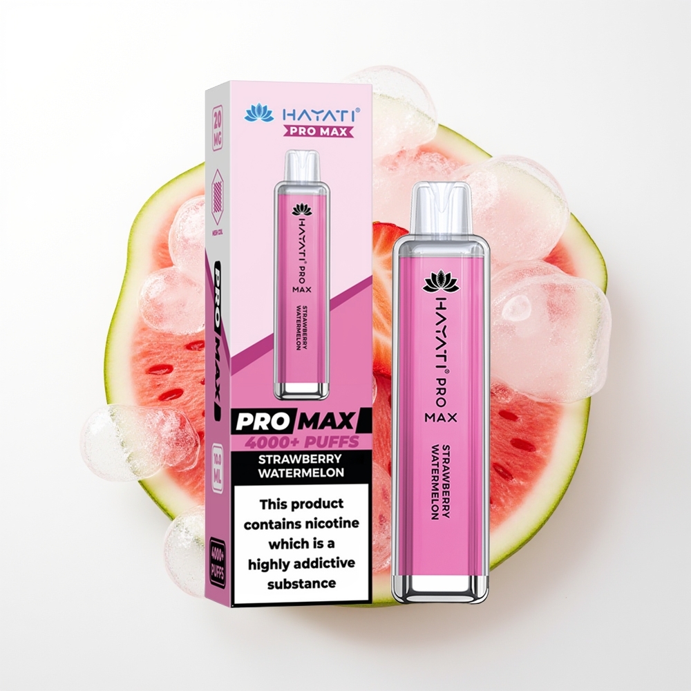 Hayati Pro Max 4000 Puffs Zemeneņu Arbūzs