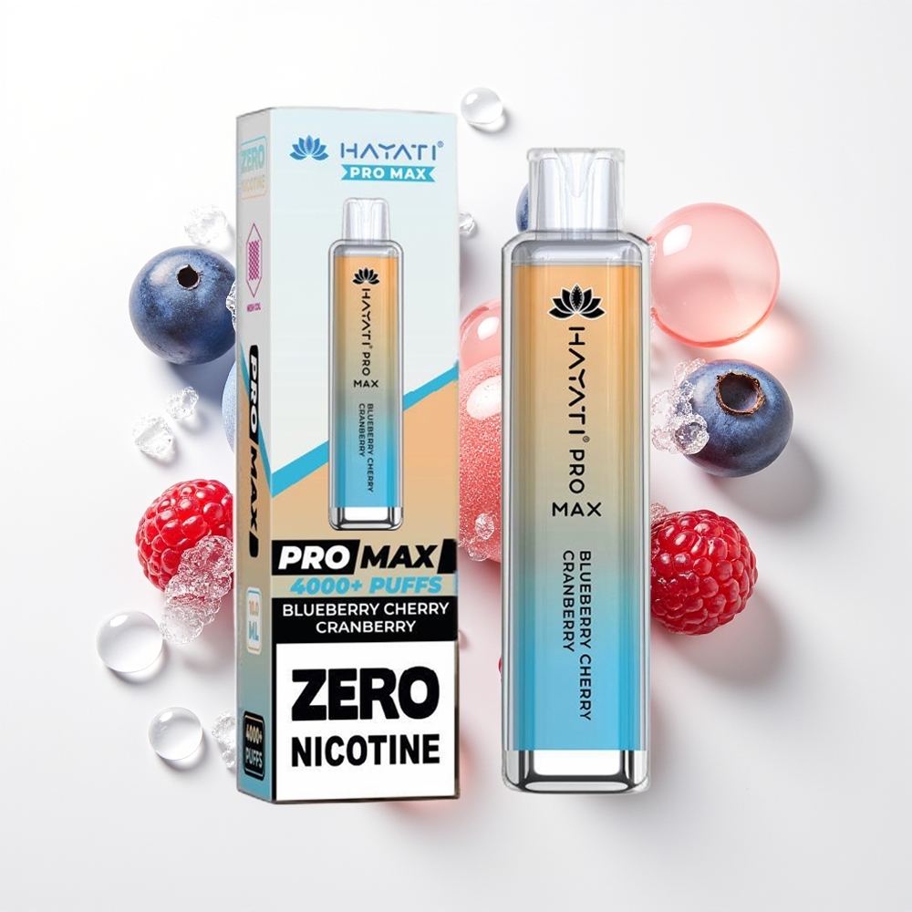 Hayati Pro Max 4000 Puffs Zilā Kirše Dzērvene