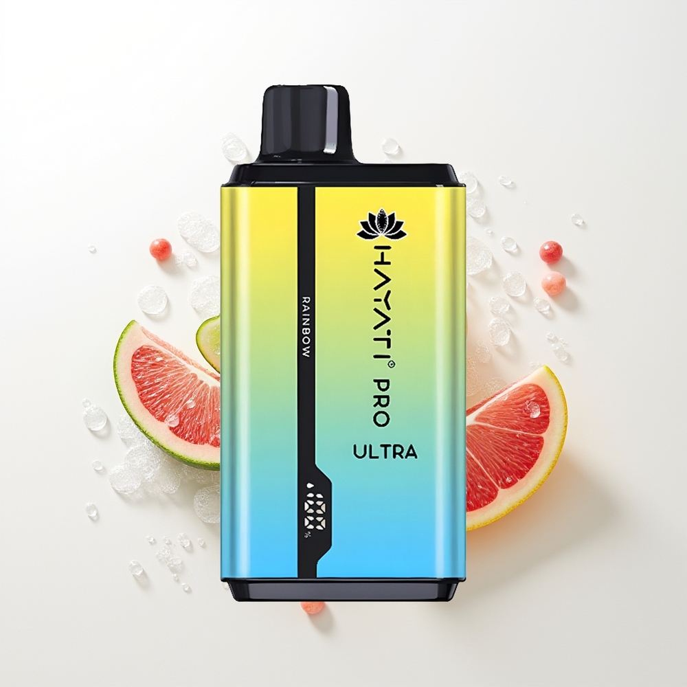 Hayati Pro Ultra 15000 Pūšu Varavīksne 850mAh 2 12ml 2% 49 Garšas