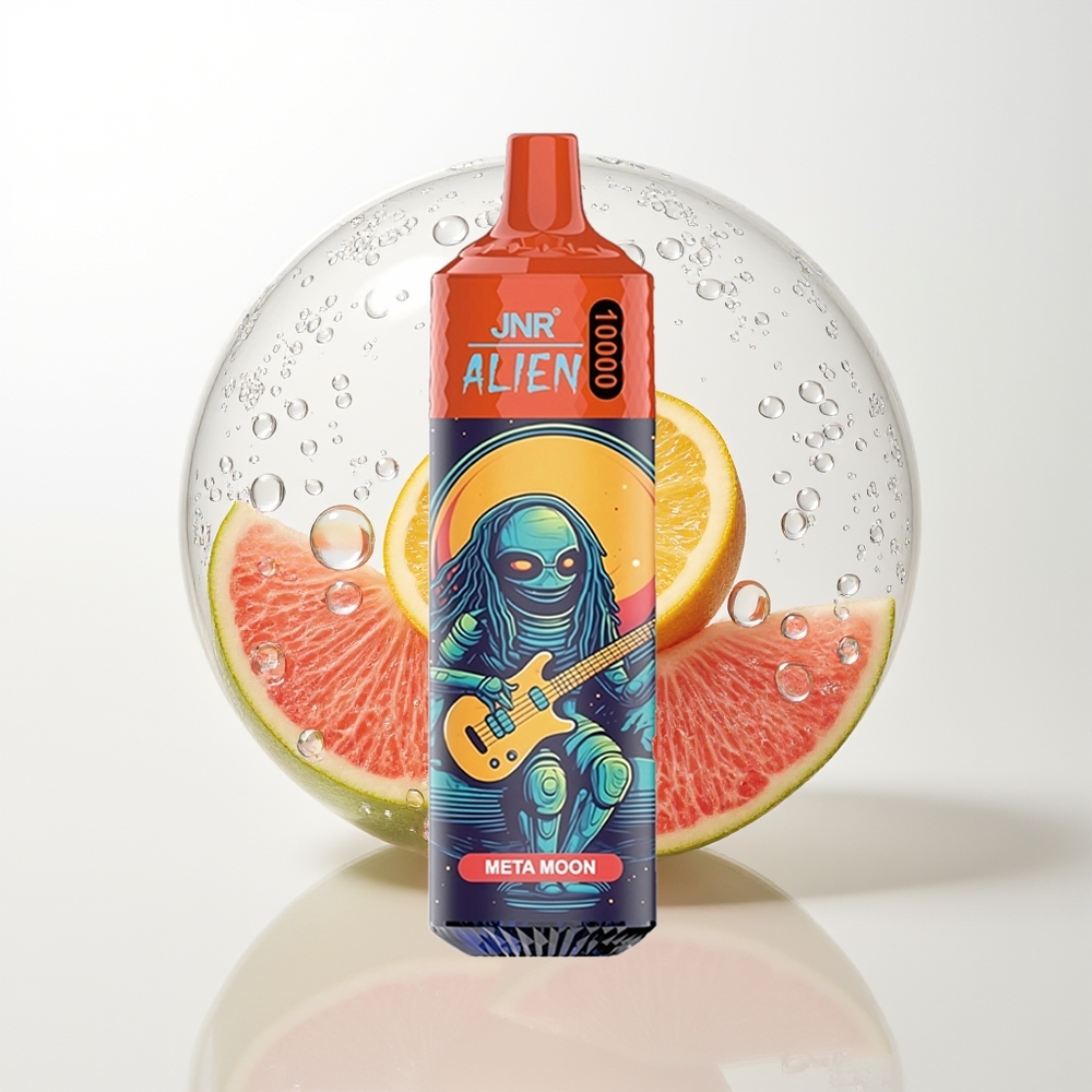 JNR Alien 10000 Pūšu Meta Mēness Vienreizējās Lietošanas Vape ar RGB gaismu un 850mAh bateriju