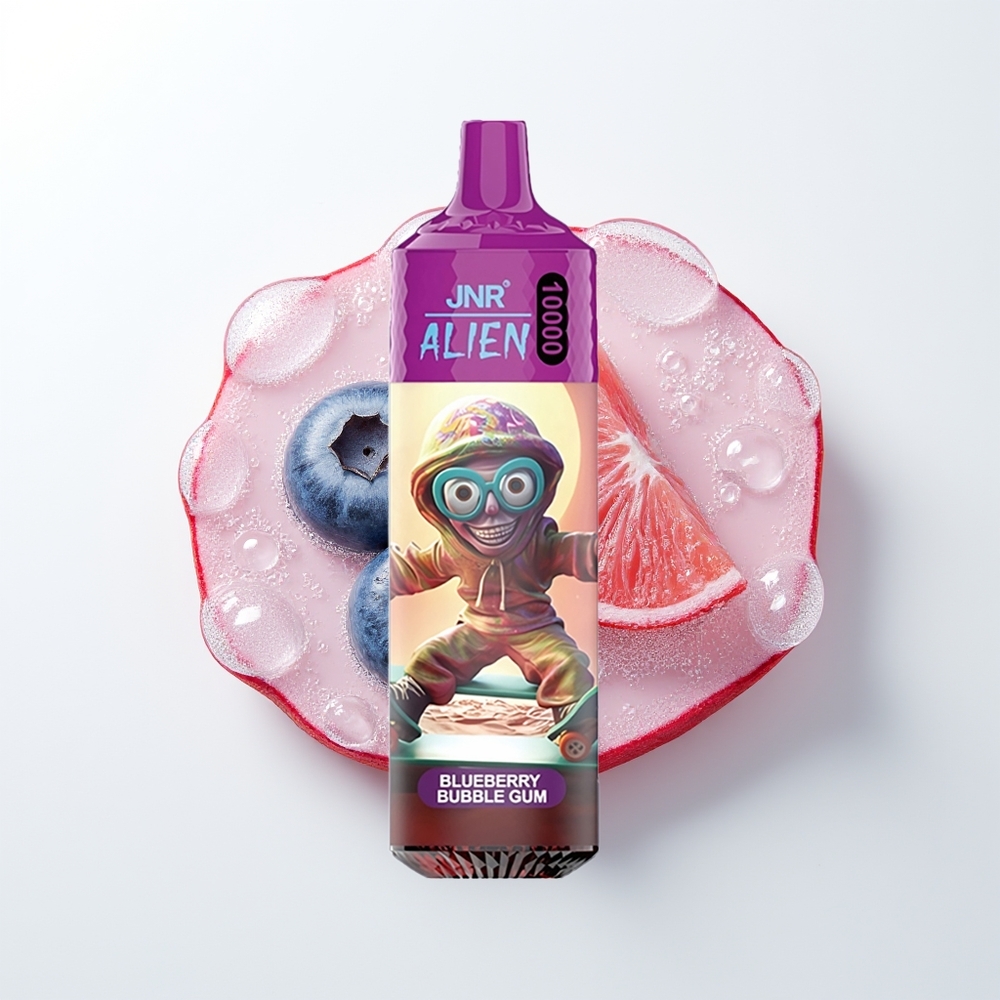 JNR Alien 10000 Pūšu Zilā Ogļu Burbuļu Gumija 850mAh LED RGB