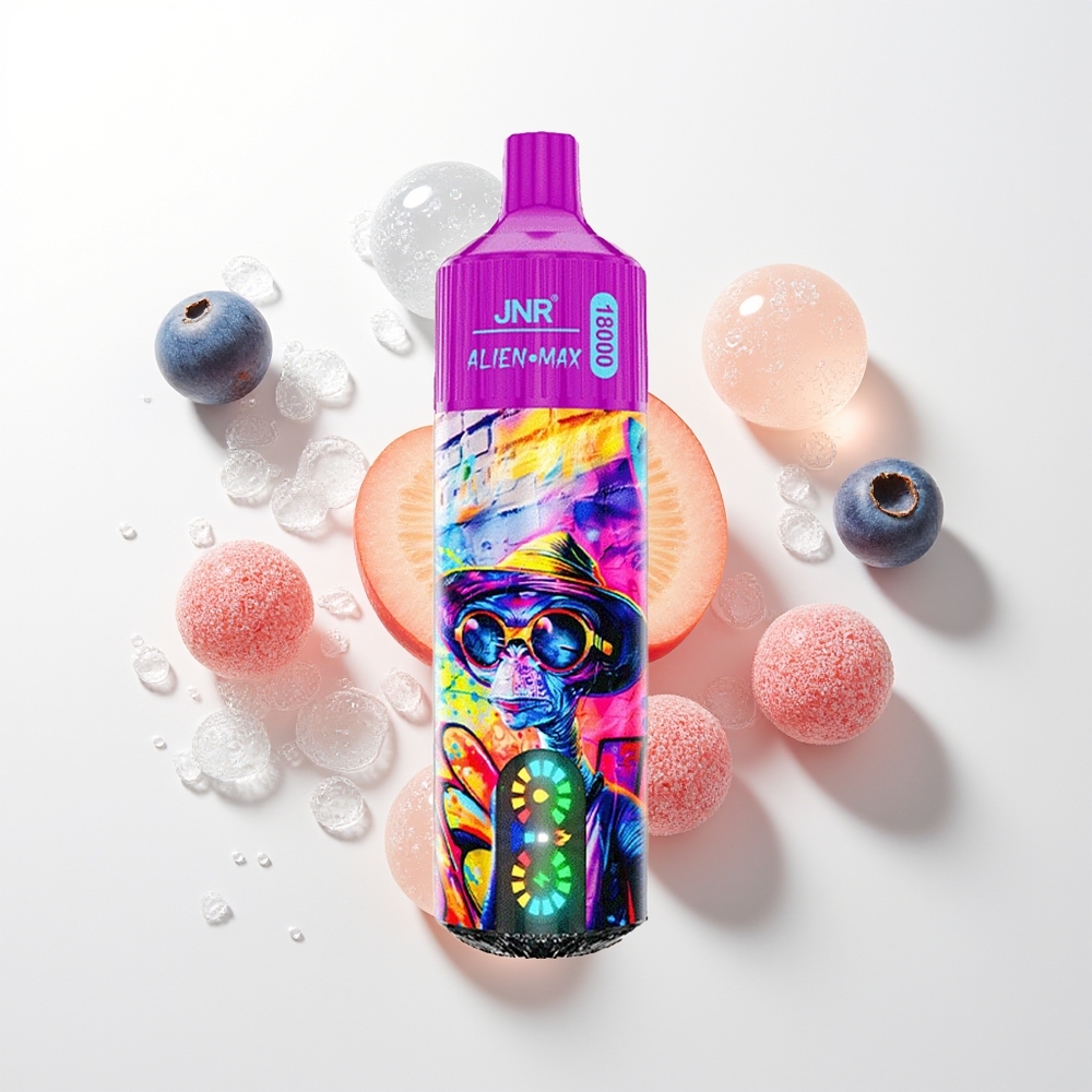 JNR Alien Max 18000 Puffs Vienreizējās Lietošanas Vape Persiku Zilāguo Konfekšu 20 Garšu Tipa-C ātrā uzlāde 850mAh 28ml