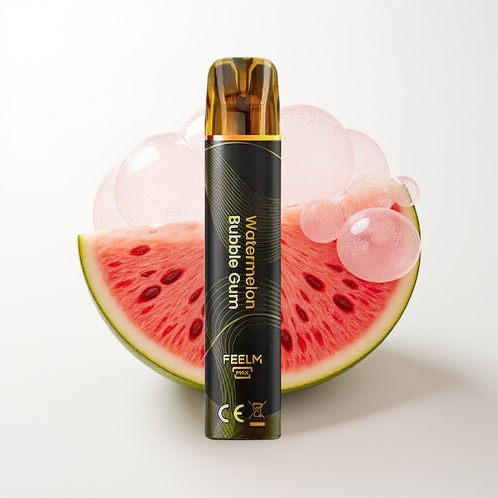 JNR Black&Golden 800 Pūšieni Vienreizējās Lietošanas Vape Arbūzu Burbuļu Gumija 550mAh 2ml 2% Nikotīns TPD