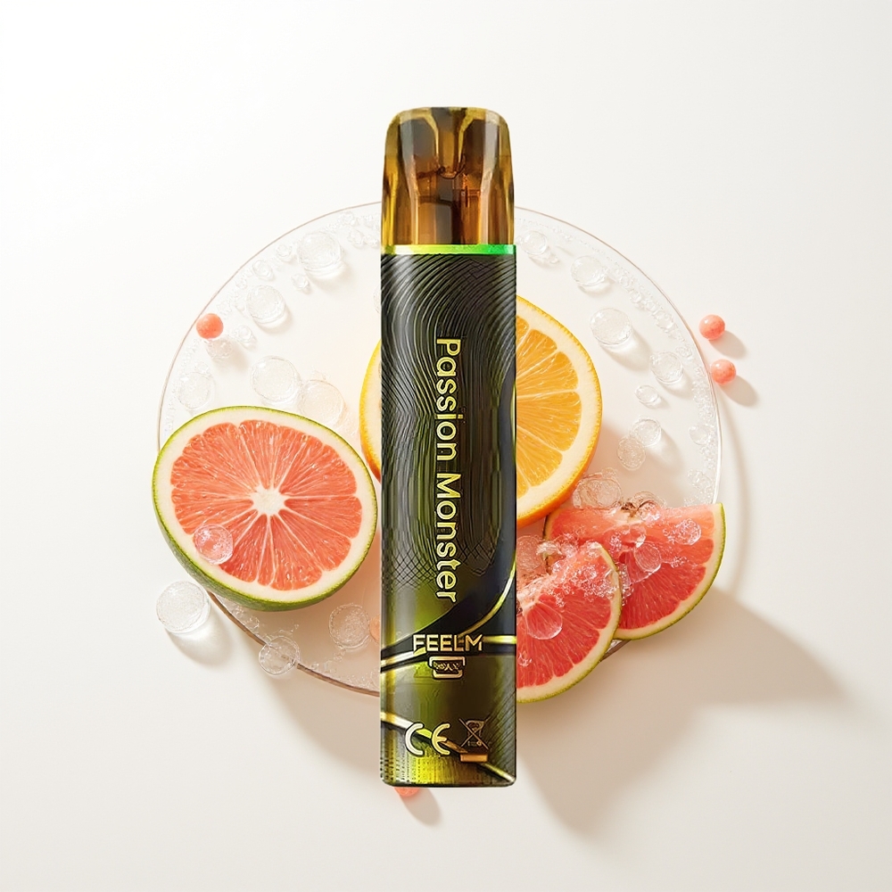 JNR Black&Golden 800 Passion Monster Vienreizējās Lietošanas Vape 550mAh 2ml 2% Nikotīns TPD