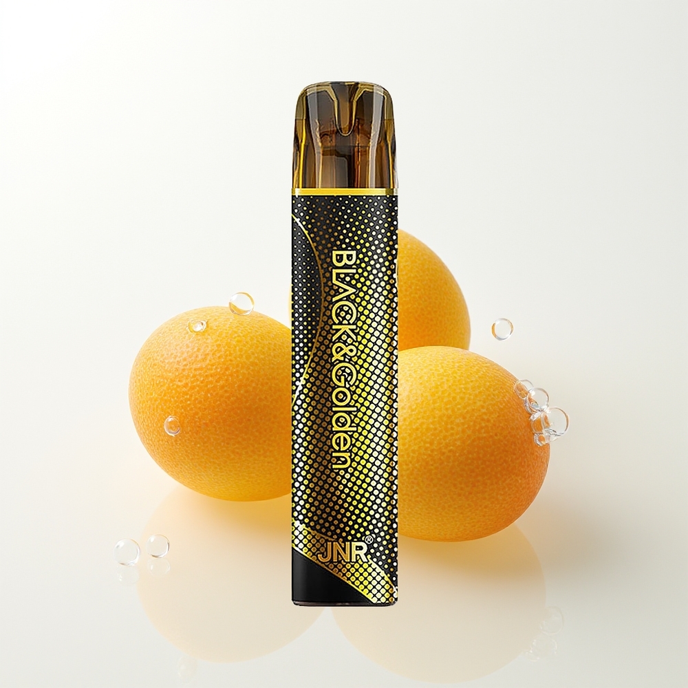 JNR Black&Golden 800 Puffs Vienreizējās Lietošanas Vape Triple Mango (550mAh, 2ml, 2% Nikotīns, TPD)
