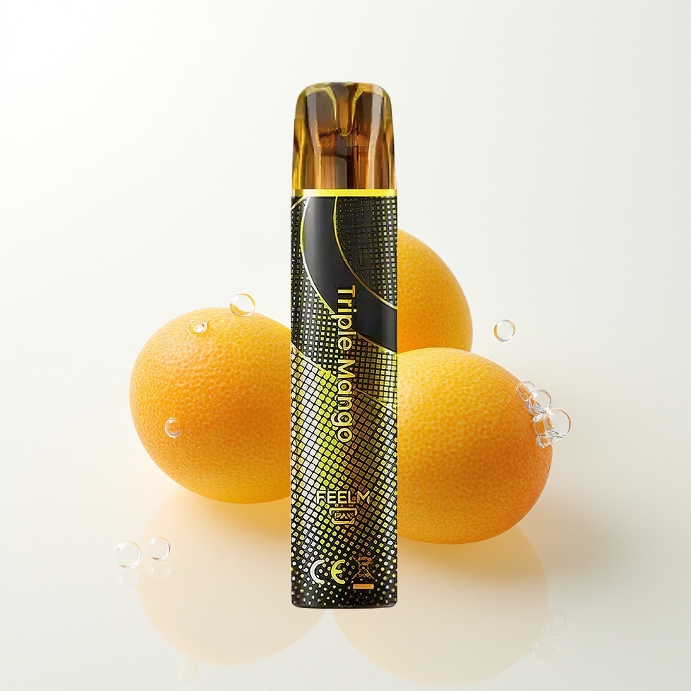 JNR Black&Golden 800 Puffs Vienreizējās Lietošanas Vape Triple Mango (550mAh, 2ml, 2% Nikotīns, TPD)