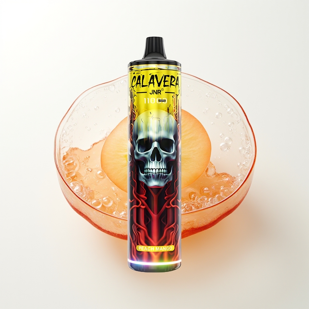 JNR Calavera 11000 Pūti Vienreizējās Lietošanas Vape Persiku Mango Tips Type-C 850mAh 21ml 1.0ohm Mesh 0%2%5%