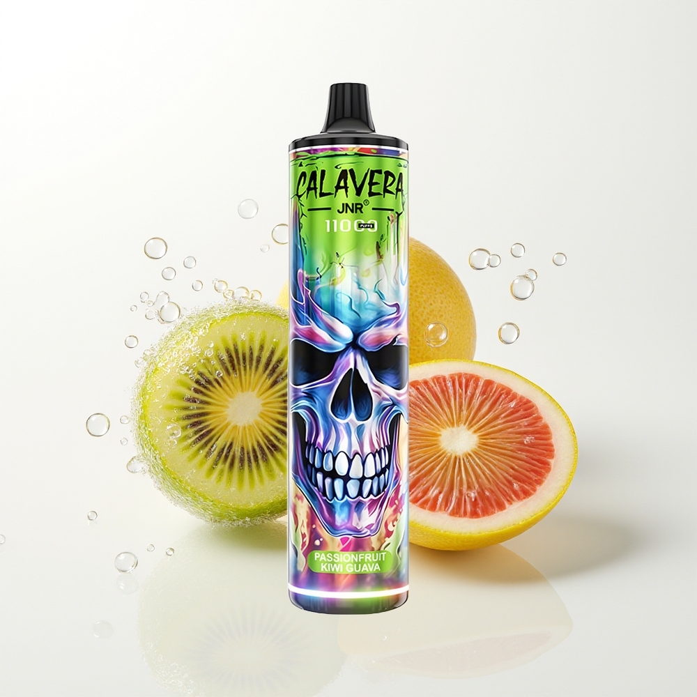 JNR Calavera 11000 Pūšu Vienreizējās Lietošanas Vape Pasiflora Kivi Guava Type-C 850mAh 21ml 1.0Ω Mesh