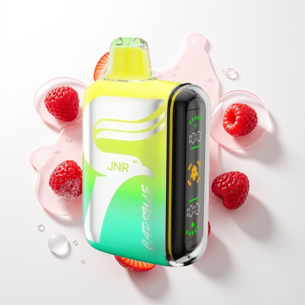 JNR Capsule 15000 Puffs Vienreizējās Lietošanas Vape Zemene Ķiršu Avenu Smarža