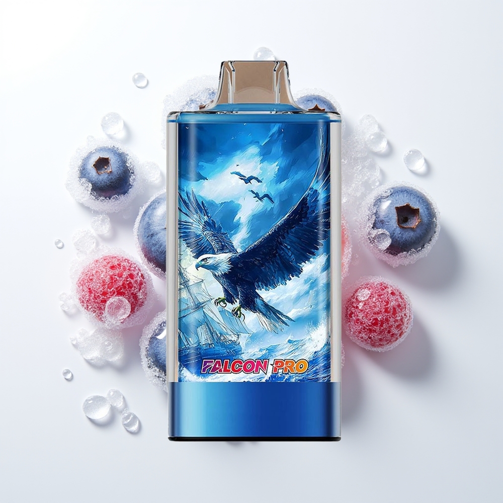 JNR Falcon Pro 28000 Iesūkšanas Ierīce Zilenes Ledus ar 30ml, 950mAh, USB Type-C