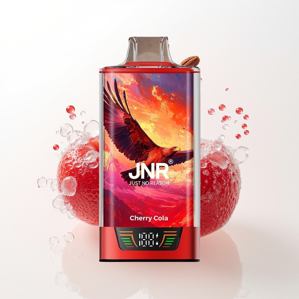 JNR Falcon Pro 28000 Izmēģinājums Kiršu Kola Vienreizējās Lietošanas Vape 30ml 950mAh 5% Nicotīna MTL