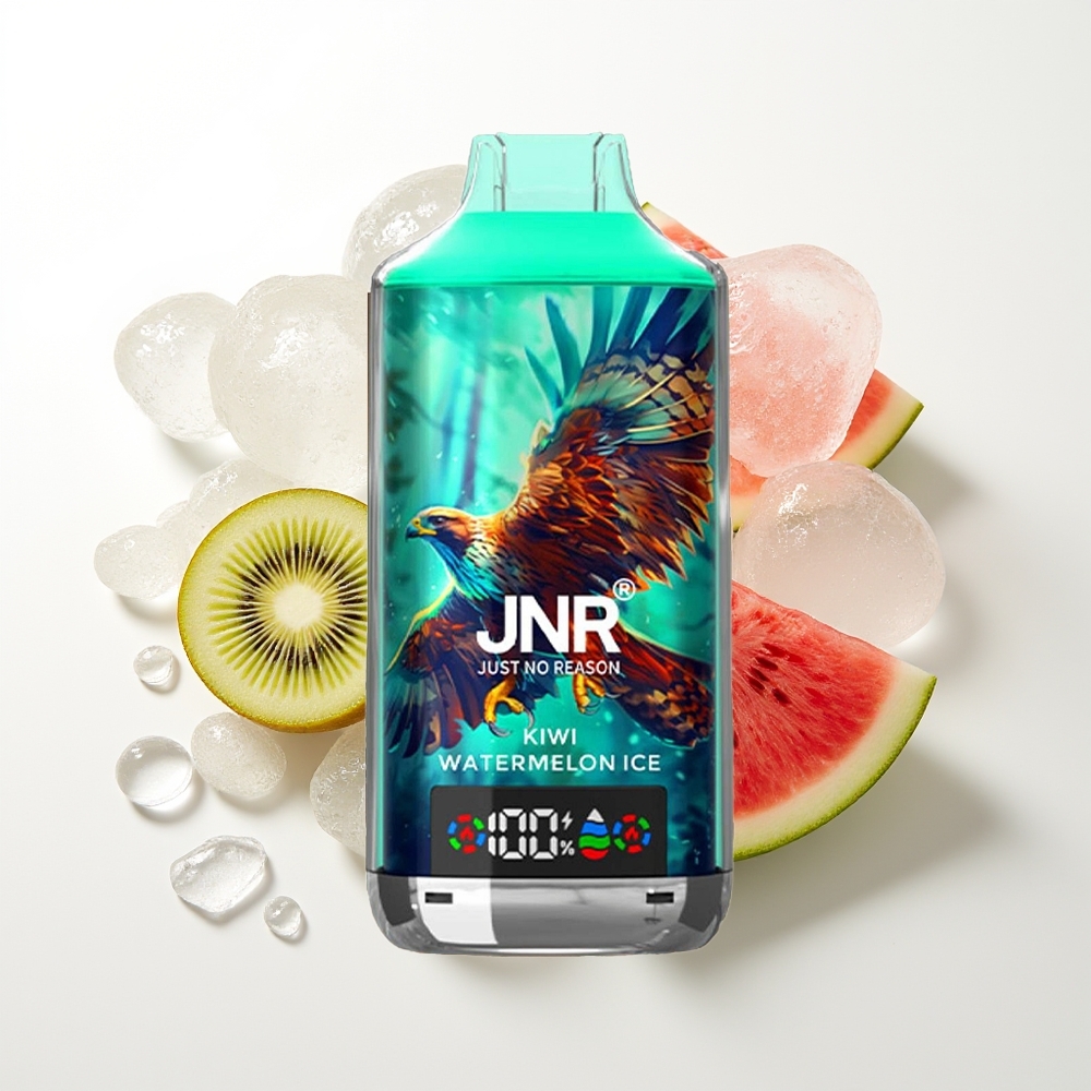 JNR Falcon X 18000 Pūšu Displeja Tipa-C Ātrās Uzlādes Divkāršā Režģa Serdes Kiwi Arbūza Ledus Vienreizējās Lietošanas Vape