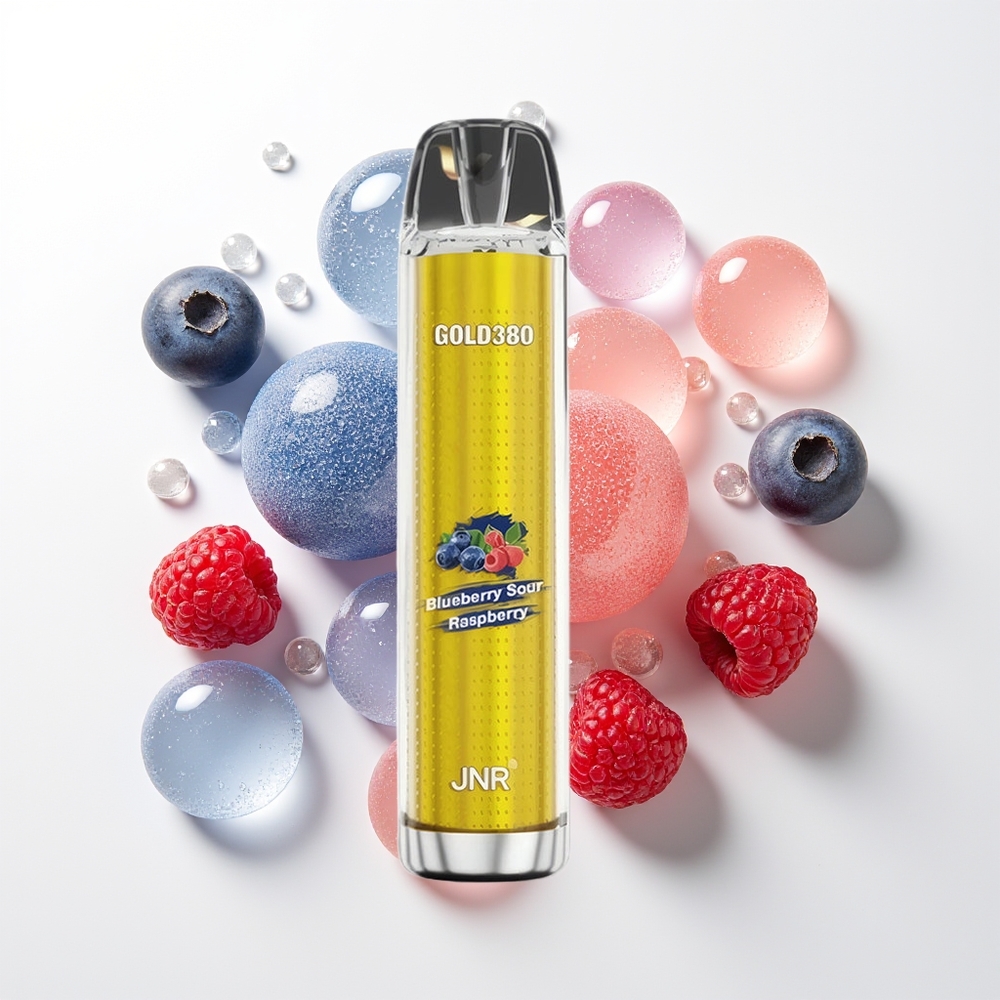 JNR Glod380 6000 Iesūkumi Atmetamā Veipa Zilene Skābe Aveņa 1500mAh 1.0ohm 13ml