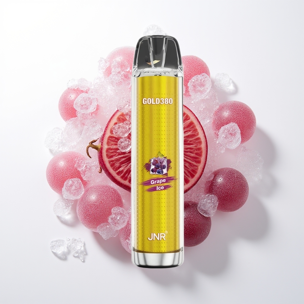 JNR Glod380 6000 Pūšu Vīnogu Ledus Vienreizējās Lietošanas Vape 1500mAh 1.0ohm 13ml