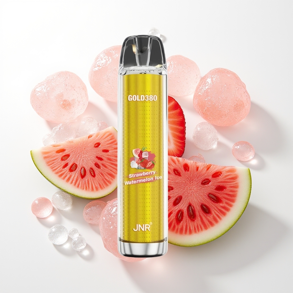 JNR Glod380 6000 Puffs Vienreizējās Lietošanas Vape Zemenes Arbūza Ledus ar 1500mAh, 1.0ohm Mesh Coil, 13ml e-Liquid, Nicotine 0%/2%/5%