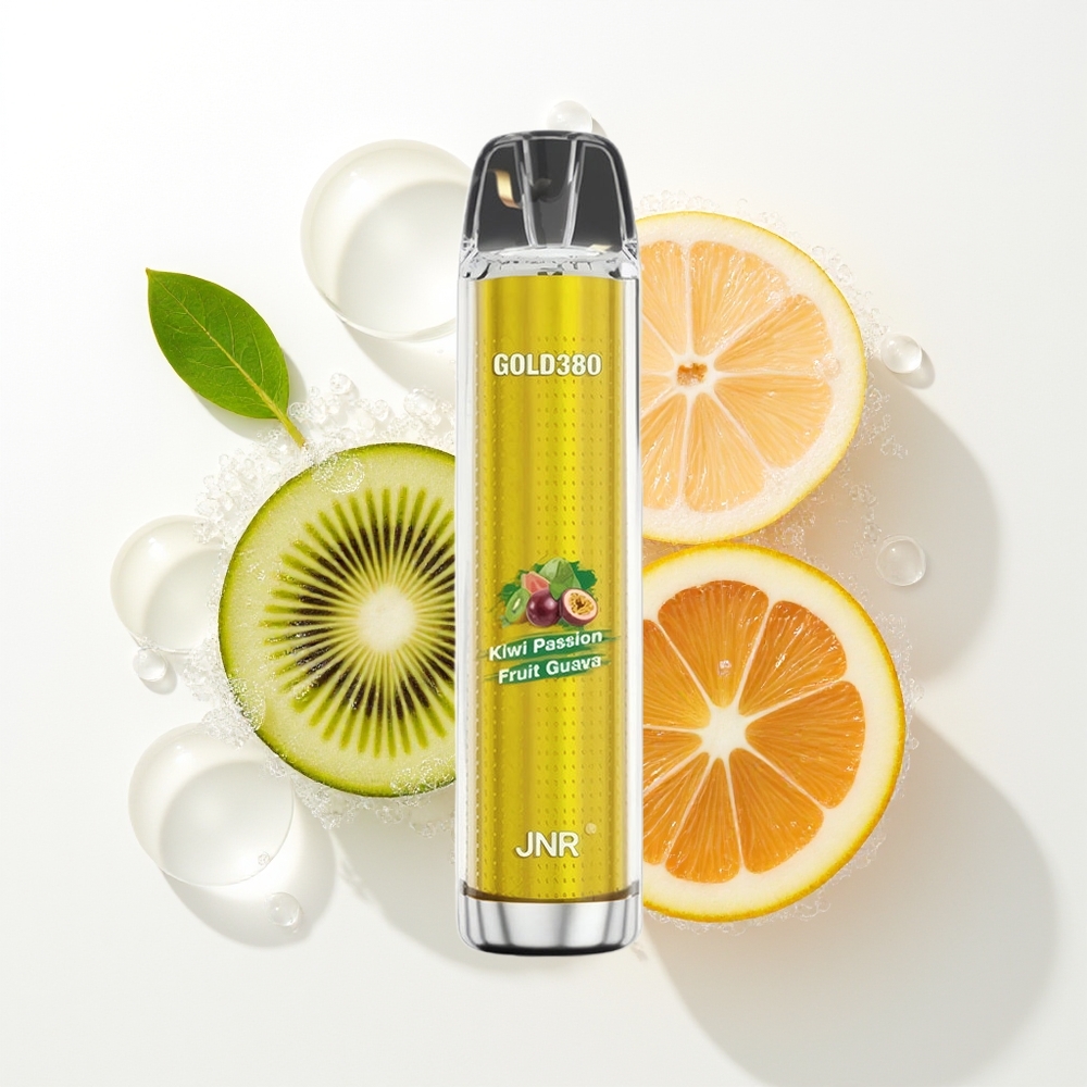 JNR Glod380 6000 Puffs Vienreizējās Lietošanas Vape Ķīvi Marakuaja Guava 1500mAh 1.0ohm 13ml 0%/2%/5%