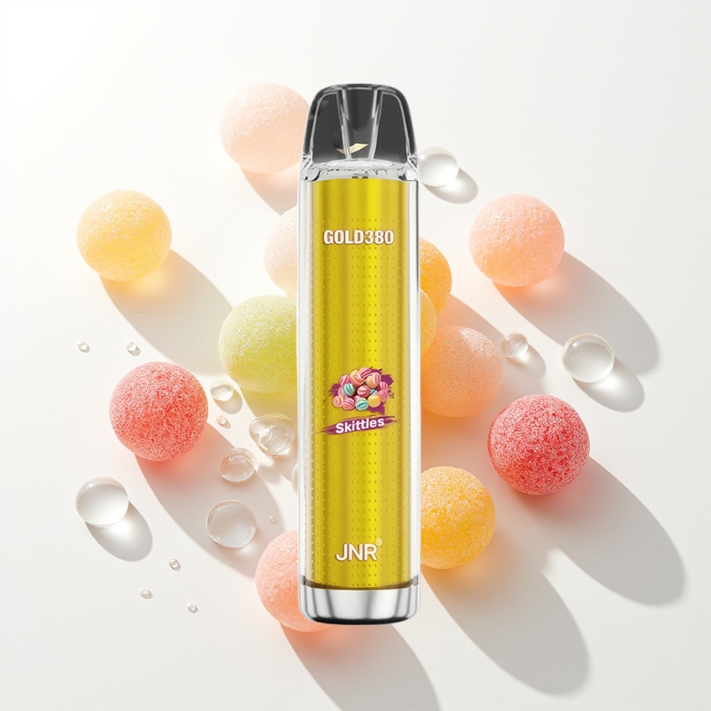 JNR Glod380 6000 Puffs Vienreizējais Vāpētājs Skittles (1500mAh, 1.0ohm, 13ml)