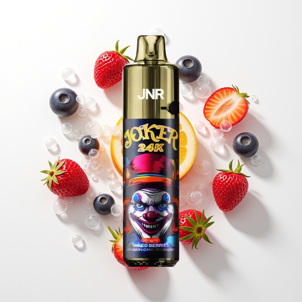 JNR Joker 24000 Pūšu Jauktogas Vienreizējās Lietošanas Vape 2+10ml Uzpildāma Pods 800mAh Akumulators Type-C Uzlāde 2% Nikotīna