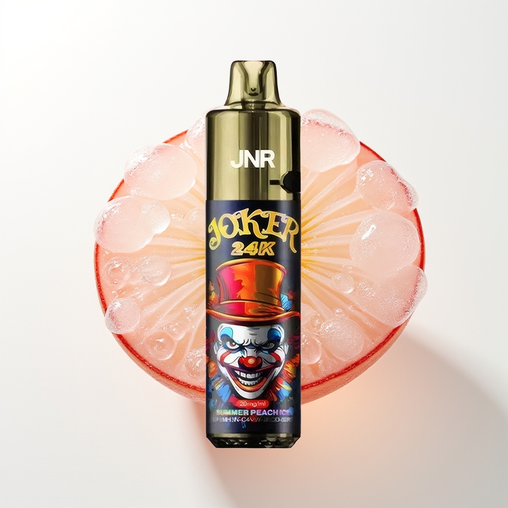 JNR Joker 24000 Pūšu Vasaras Persiku Ledus Refillable Pod 2+10ml 800mAh Type-C