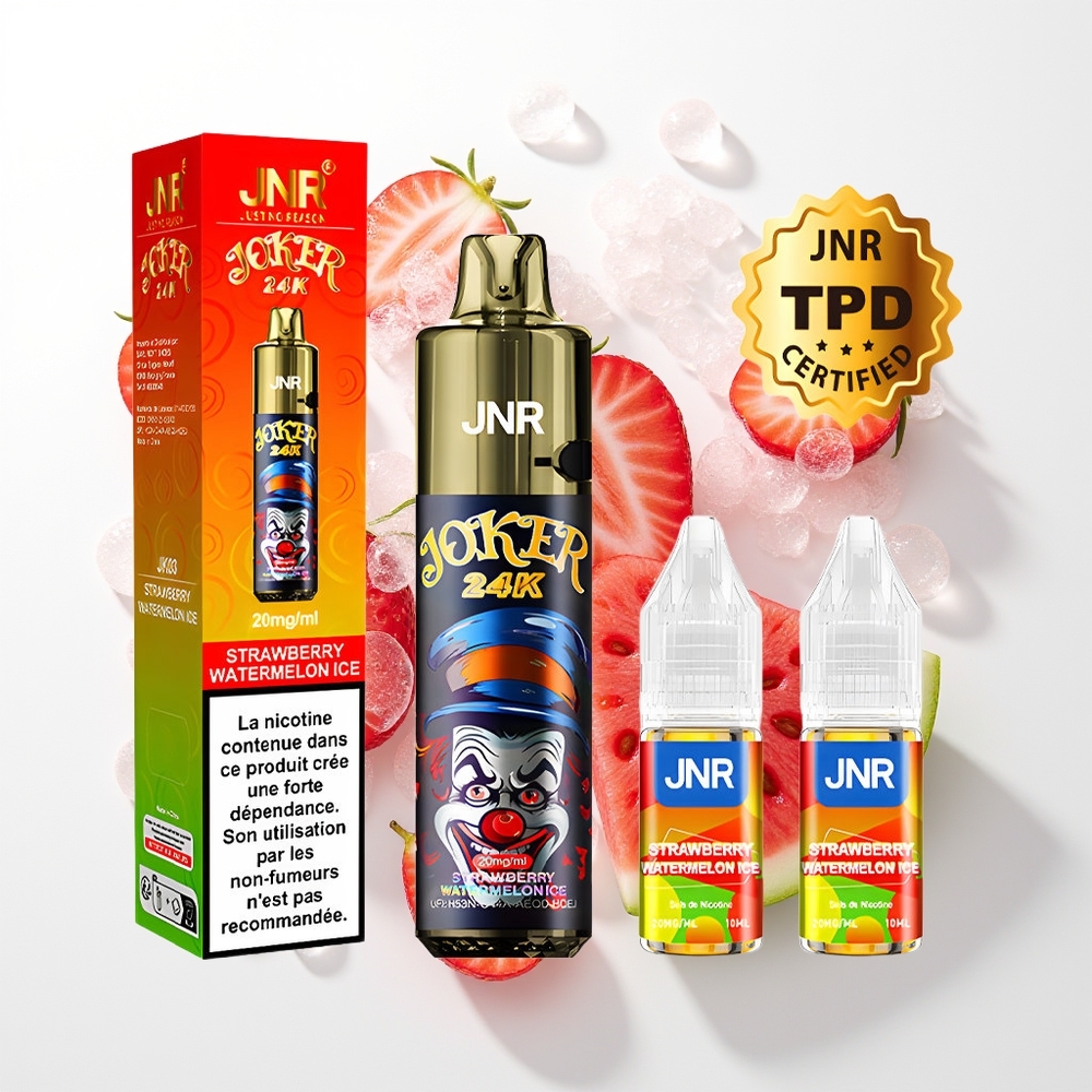 JNR Joker 24000 Pūšu Vienreizējās Lietošanas Vape Zemene Arbūzs Ledus 2+10ml Pārildāma Pod 800mAh