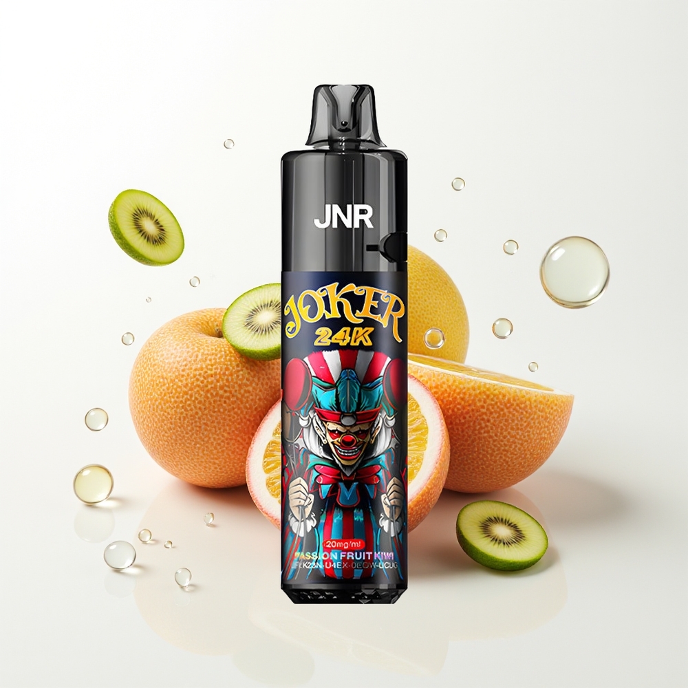 JNR Joker 24K Puffu Vienreizējās Lietošanas Vape Pasijas Augļu Kivi 2+10ml Pārlejams Pods 800mAh