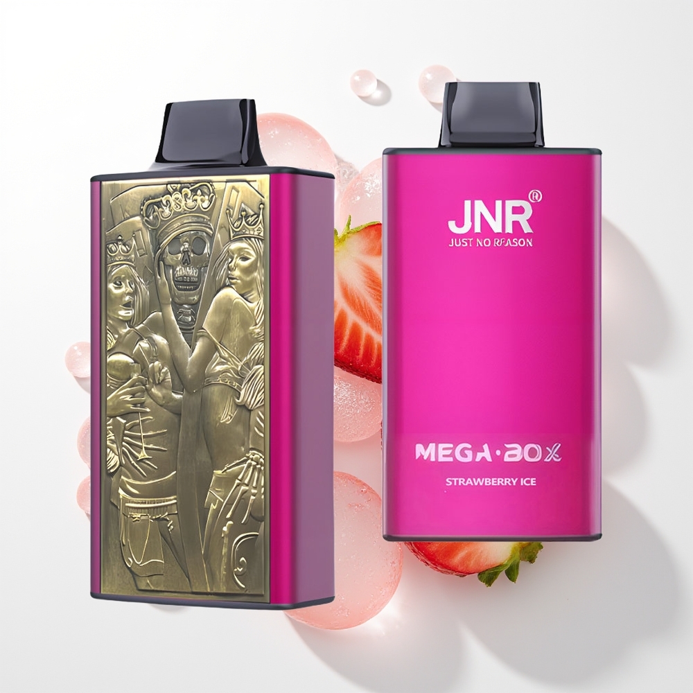 JNR Mega Box 25000 Pīkstieni Vienreizējās Lietošanas Vape Zemenu Ledus