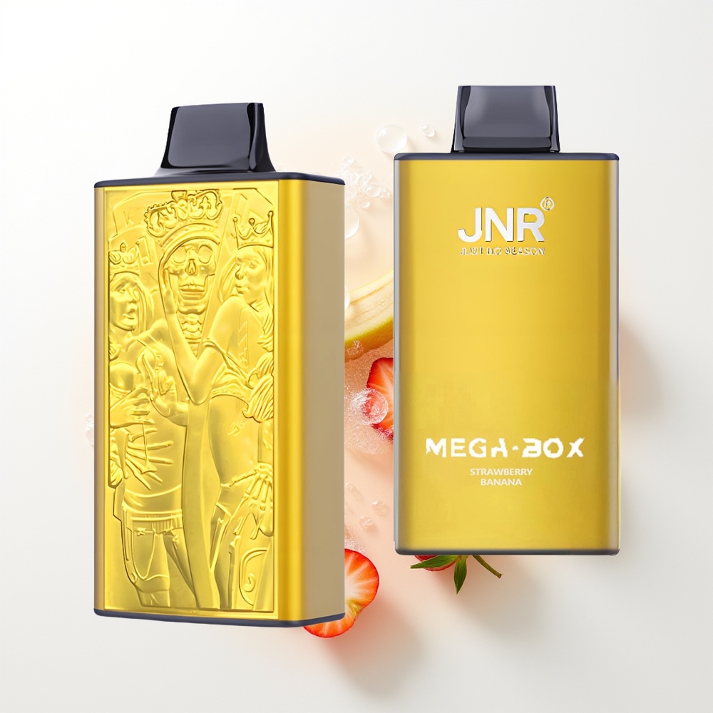 JNR Mega Box 25000 Pūšu Izdzēšamais Veips Zemenes-Banānu
