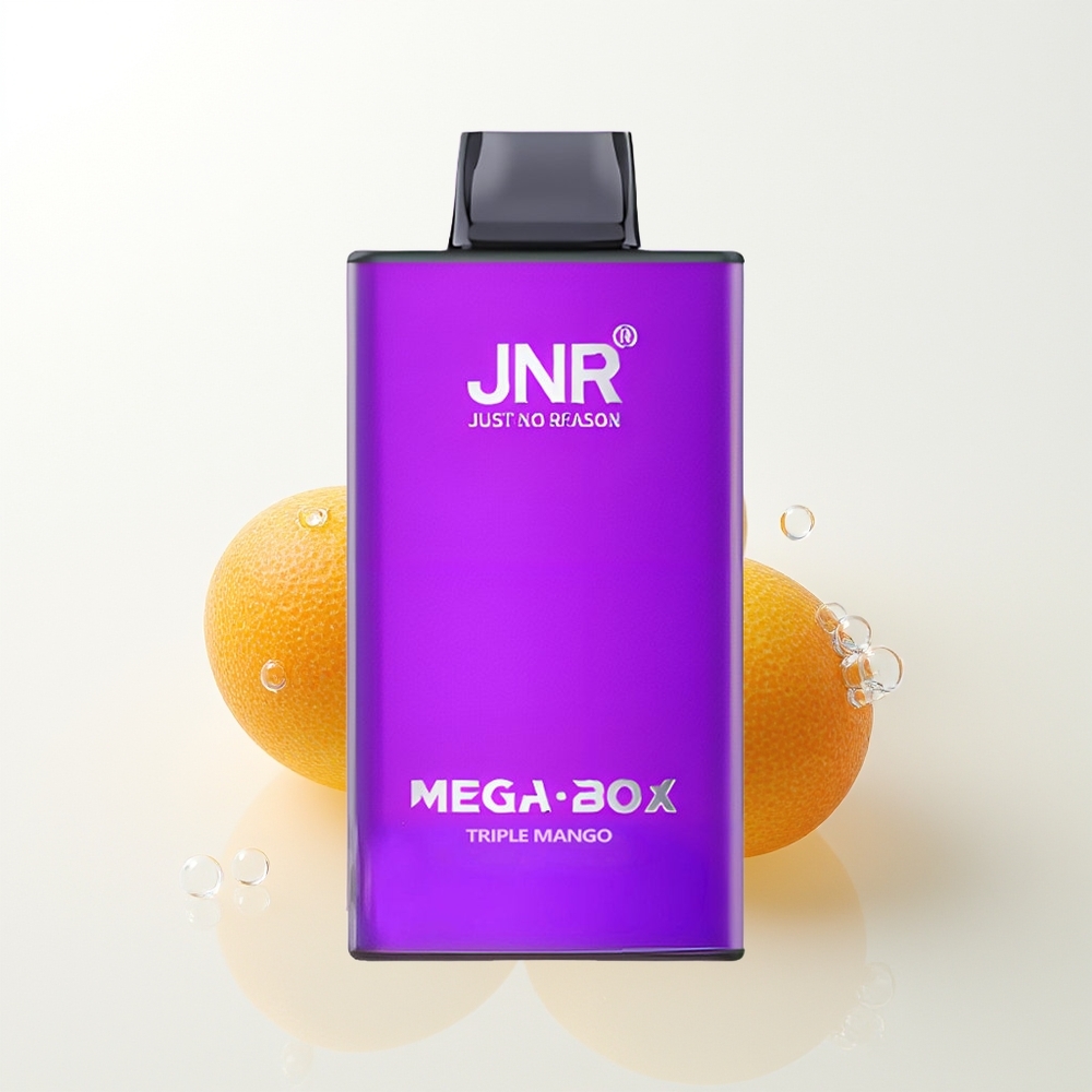 JNR Mega Box 25000 Puffs Disposable Triple Manga (30ml, 850mAh, Dual Mesh Coil, Type-C, 2% Nikotīns)