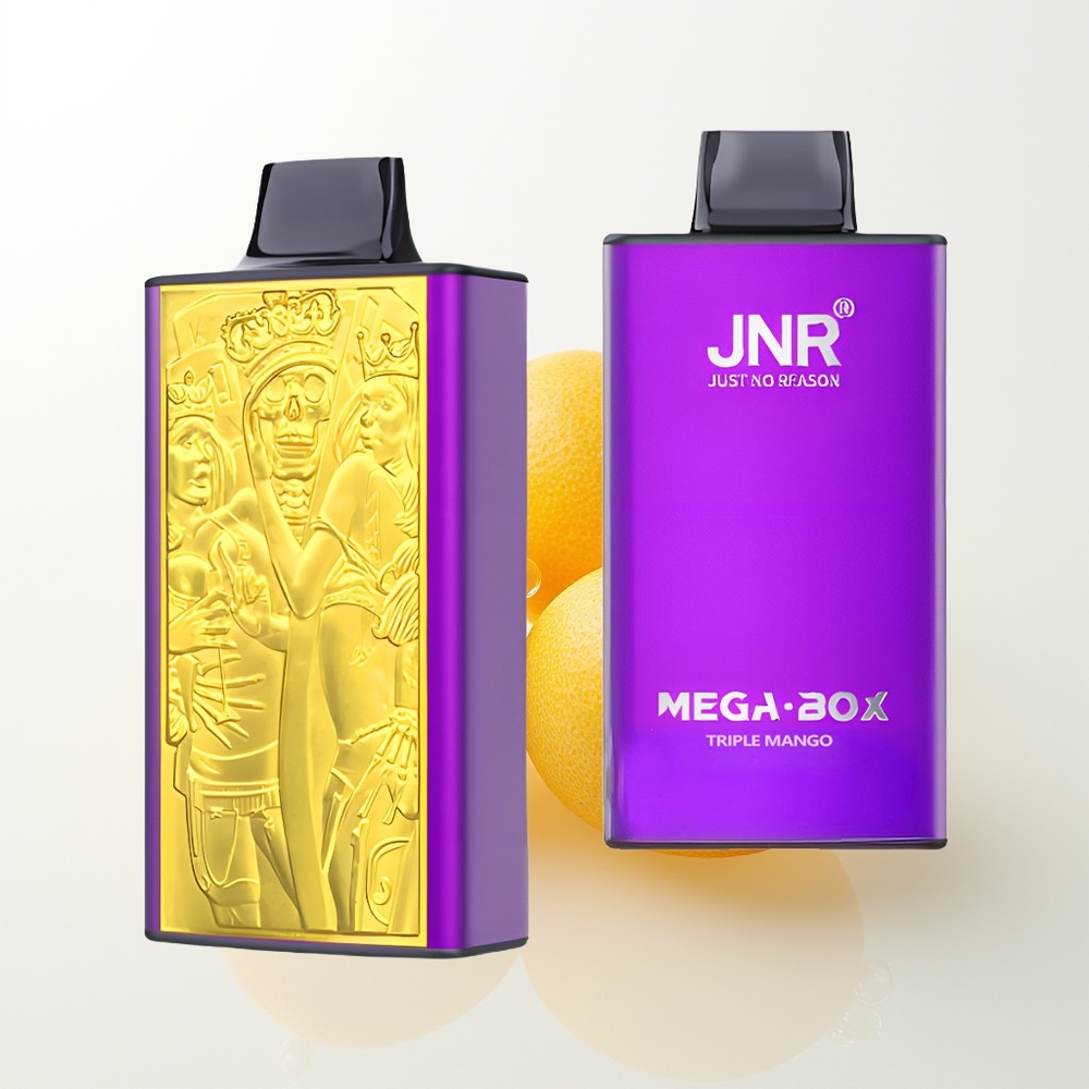 JNR Mega Box 25000 Puffs Disposable Triple Manga (30ml, 850mAh, Dual Mesh Coil, Type-C, 2% Nikotīns)