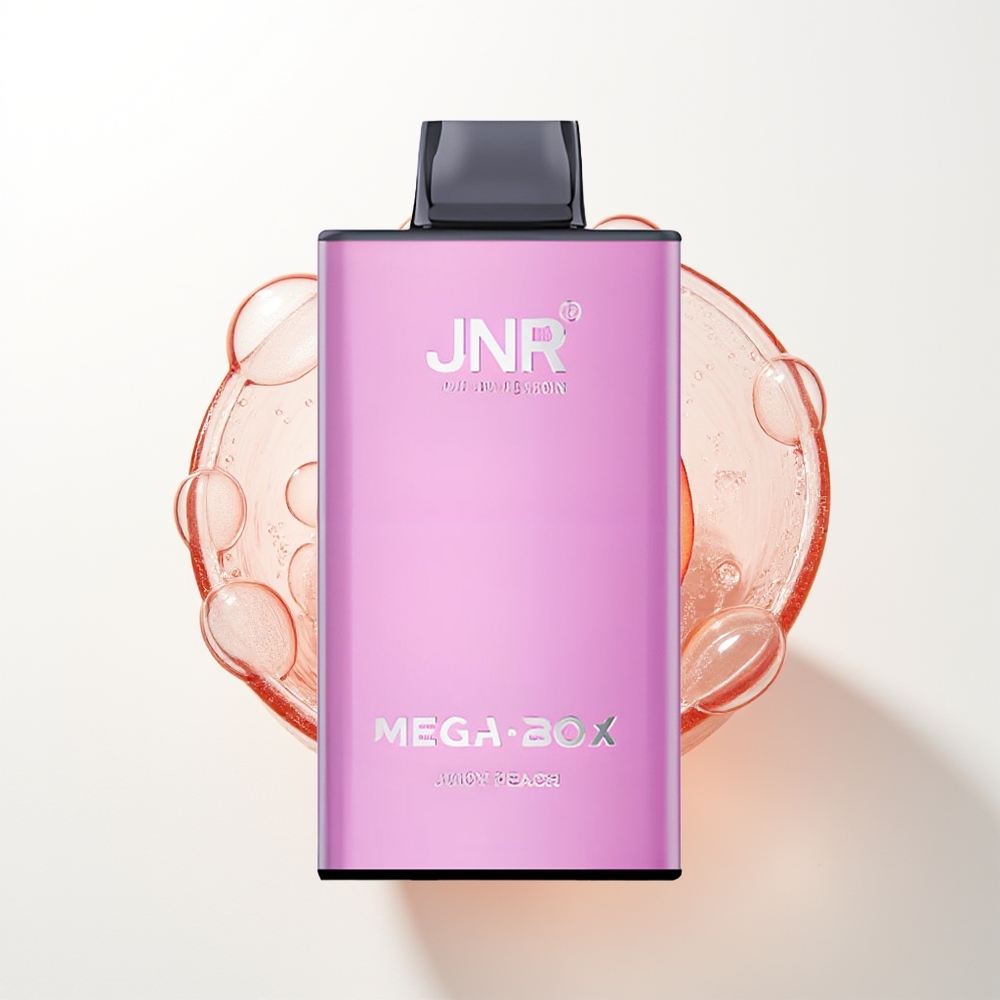 JNR Mega Box 25000 Puffu Vienreizējās Lietošanas Vape Sulas Persiks 30ml 850mAh Dual Mesh Coil Type-C