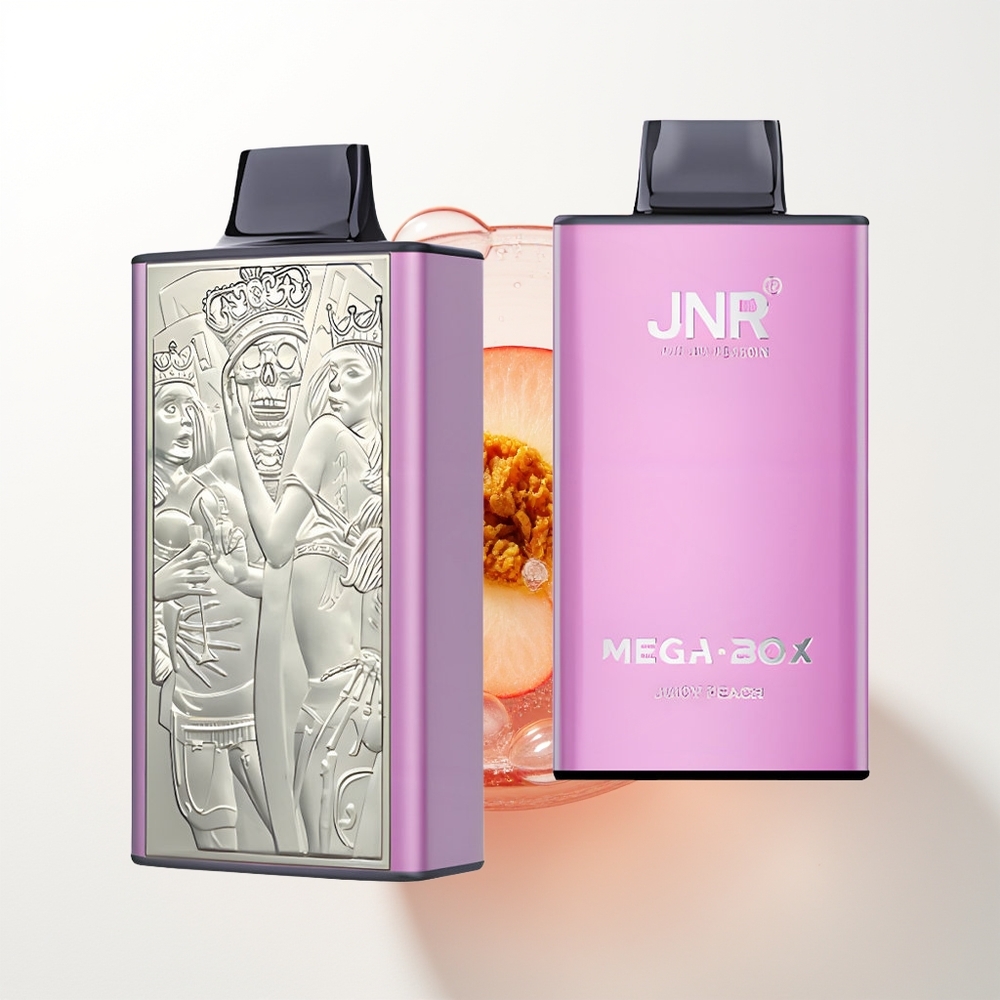 JNR Mega Box 25000 Puffu Vienreizējās Lietošanas Vape Sulas Persiks 30ml 850mAh Dual Mesh Coil Type-C
