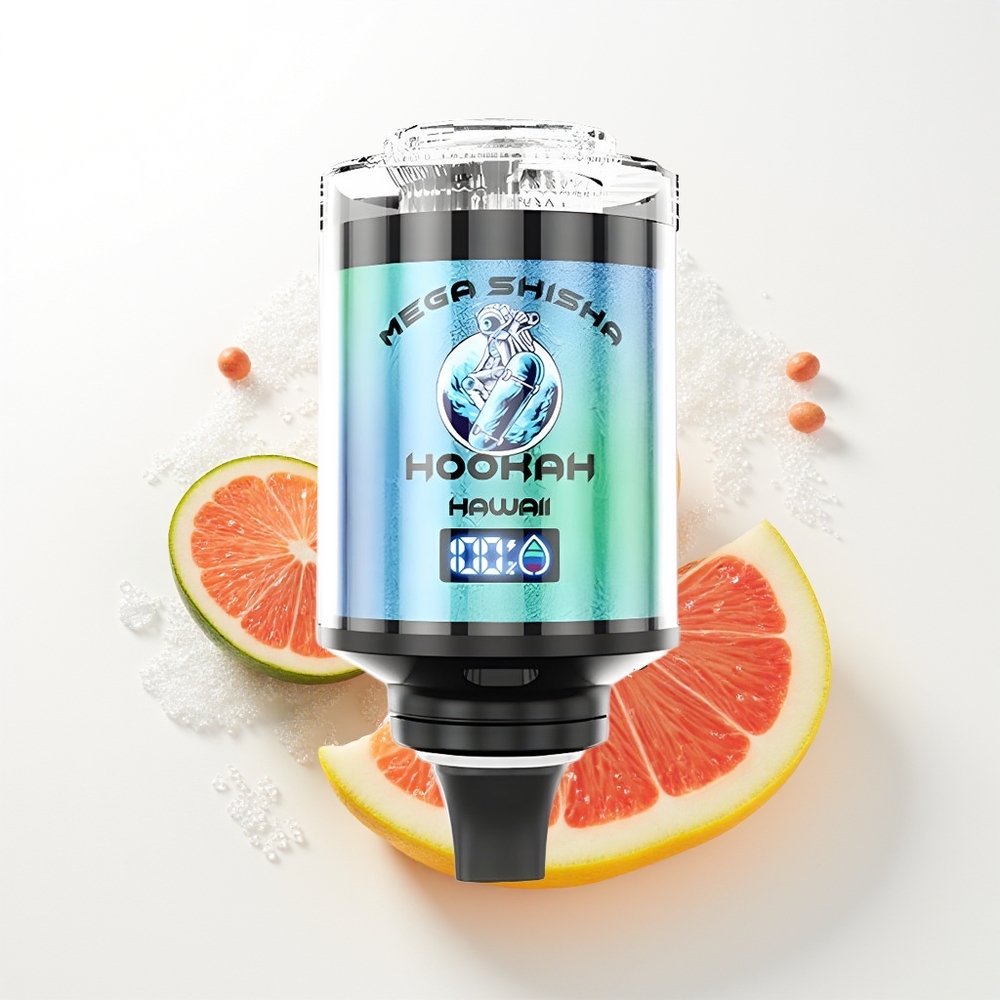 JNR Mega Shisha Hookah 100K Galda Saderība Havaji 2200mAh 60ml 2% Nikotīns Gaisa Plūsma