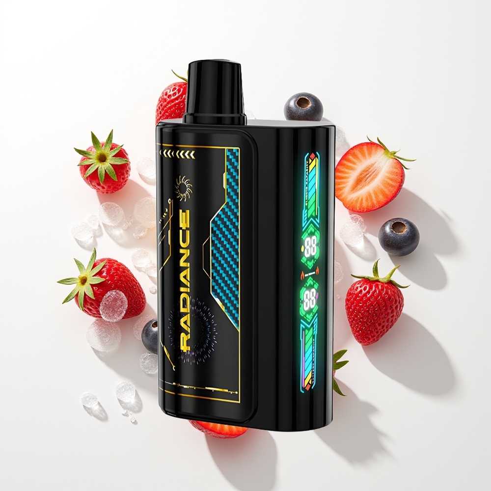 JNR Radiance 31000 Pūšu Izmetamais Veips Jauktās Ogles 28ml 2% Nikotīna Tipa-C Uzlāde 950 mAh