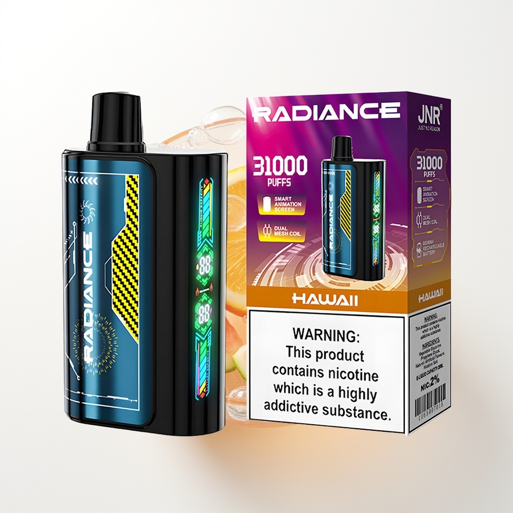 JNR Radiance 31000 Pūšu Vienreizējās Lietošanas Vape Hawaii