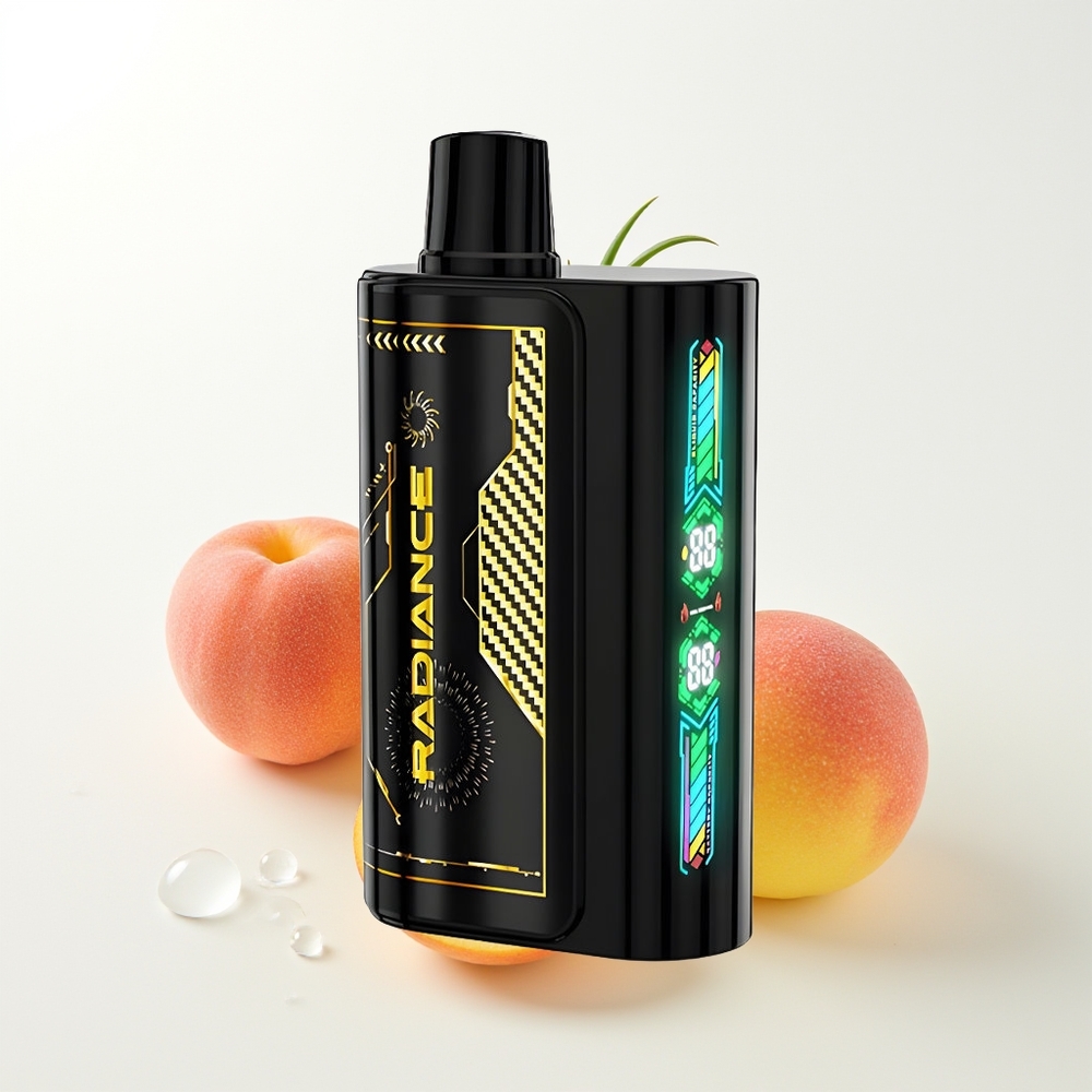 JNR Radiance 31000 Puffs (28ml) Divkoku Persiku Mango Ananāsu (Dual Mesh Coil, Type-C)