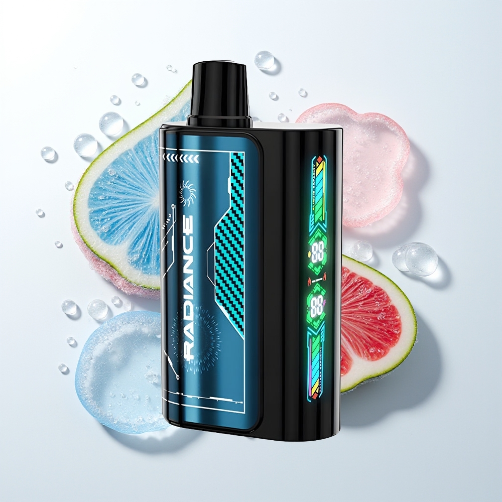 JNR Radiance 31000 Puffs Vienreizējās Lietošanas Vape Zilā Aveņu Ledus