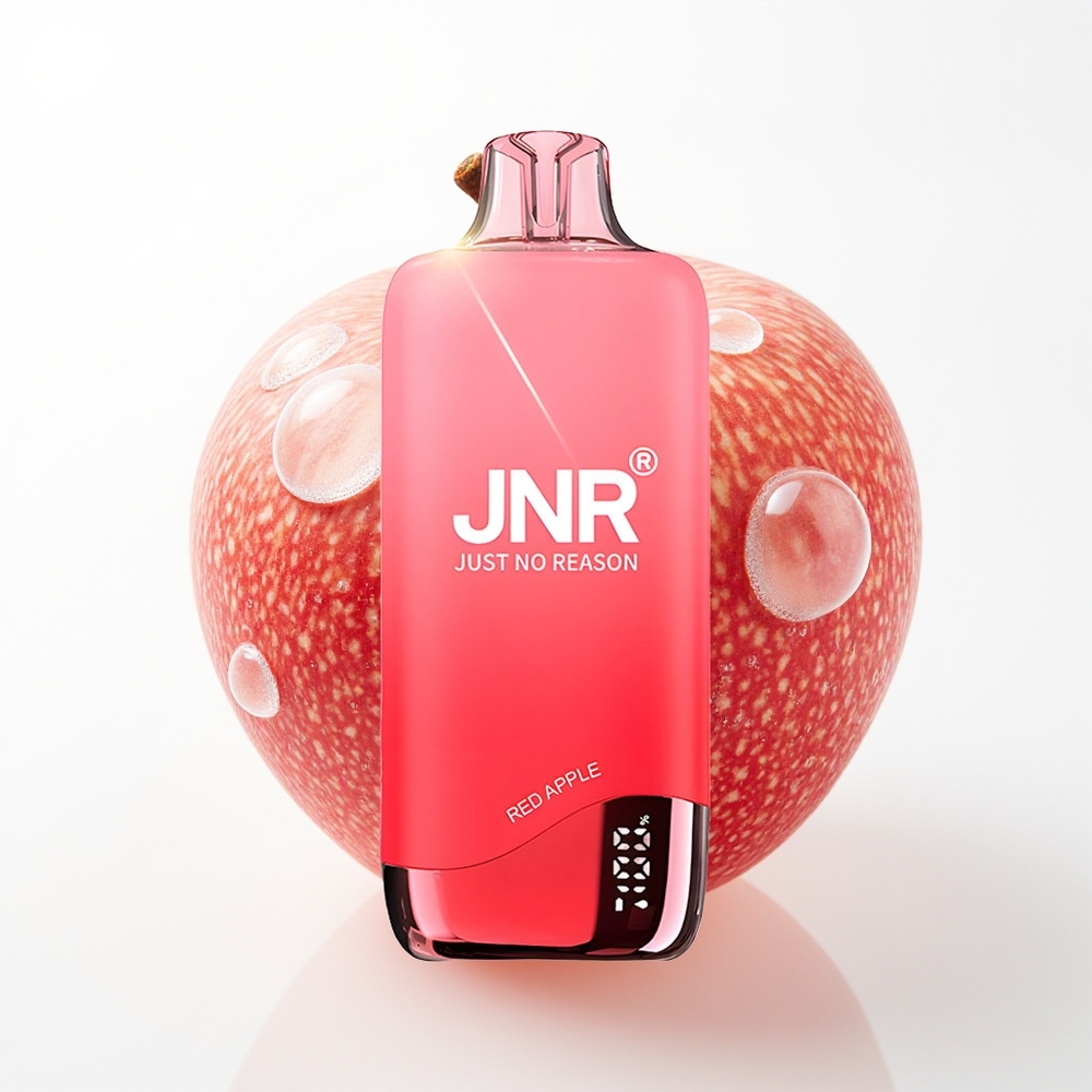 JNR Rainbow 10500 Puffs Vienreizējās Lietošanas Vape Sarkanā ābols 600mAh 18ml 0.8ohm Mesh