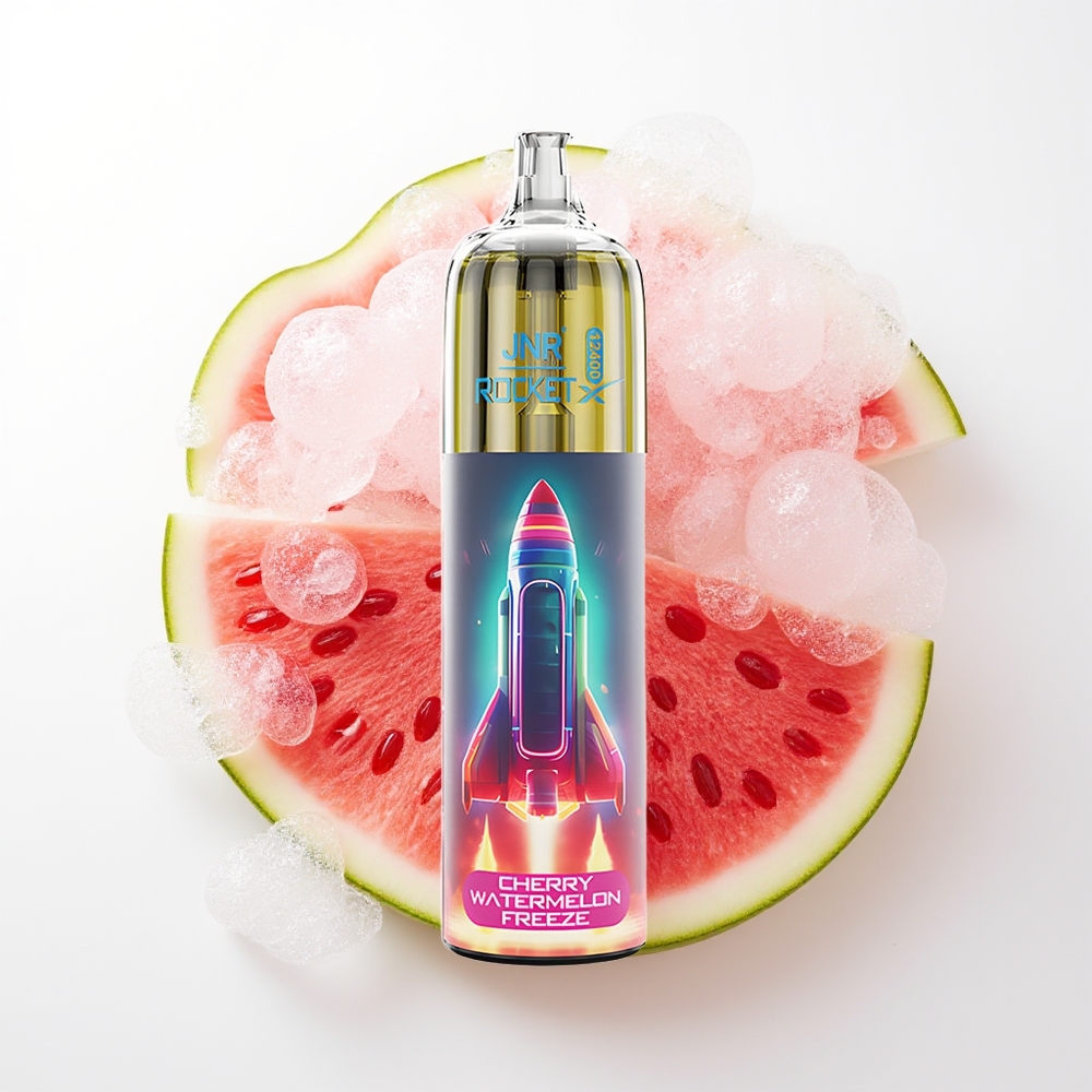 JNR Rocket-X 12400 Pūšu Vienreizējās Lietošanas Vape Ķiršu Arbūzu Sala