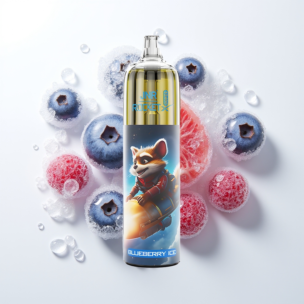 JNR Rocket-X 12400 Puffs Krāšņu Ogu Ledus Pūšu RGB Gaismas 1.2ohm Tīkls 850mAh 25ml Type-C