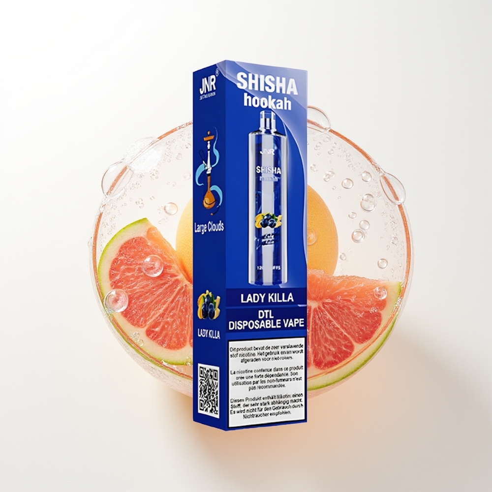 JNR Shisha Hookah 12000 Puffs Vienreizējās Lietošanas Vape Dāmu Nīcinātājs 0,6 Ohm Tīkls Spole 24ml 750mAh Type-C