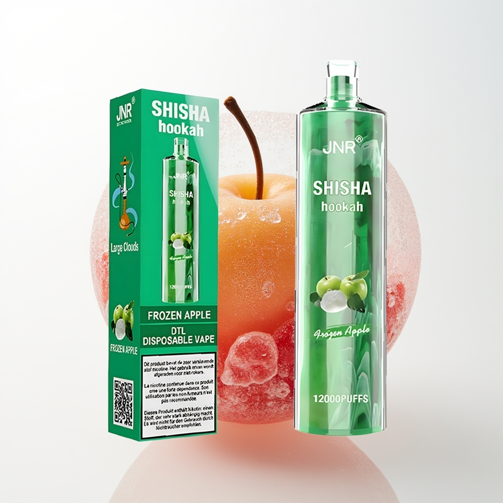 JNR Shisha Hookah 12000 Puffu Saldētu Ābolu Vienreizējās Lietošanas Vape ar 750mAh, 24ml, 0.6 Ohm
