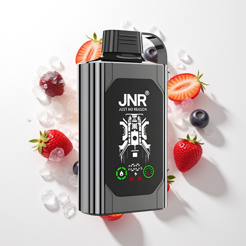 JNR Shisha Hookah Box 20500 Puffs HD Displejs 25ml Jauktu Ogļu Ledus 2% Dual Mesh Coil Type-C