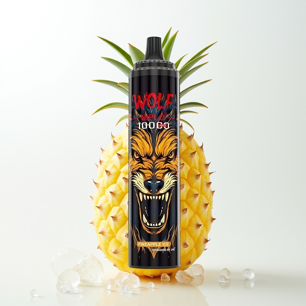 JNR Wolf Niplo 10000 Pūšanas Ananāsu Ledus 1.0 Ohm Mesh 650mAh 20ml Type-C