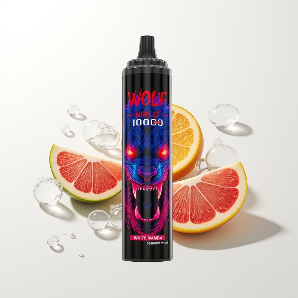 JNR Wolf Niplo 10000 Pūšanas Maksas 20ml 5% Nikotīns Balta Mamba