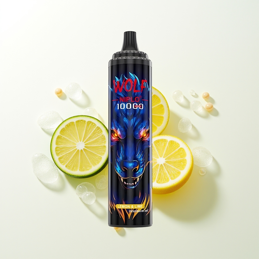 JNR Wolf Niplo 10000 Pūšu Citrons & Laima 1.0 Ohm 20ml Type-C