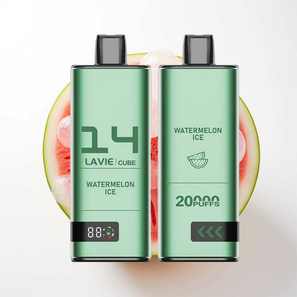 LAVIE Cube 20000 Pūšu Izmestais Veips Arbūzu Ledus 2% 28ML 600mAh Type-C