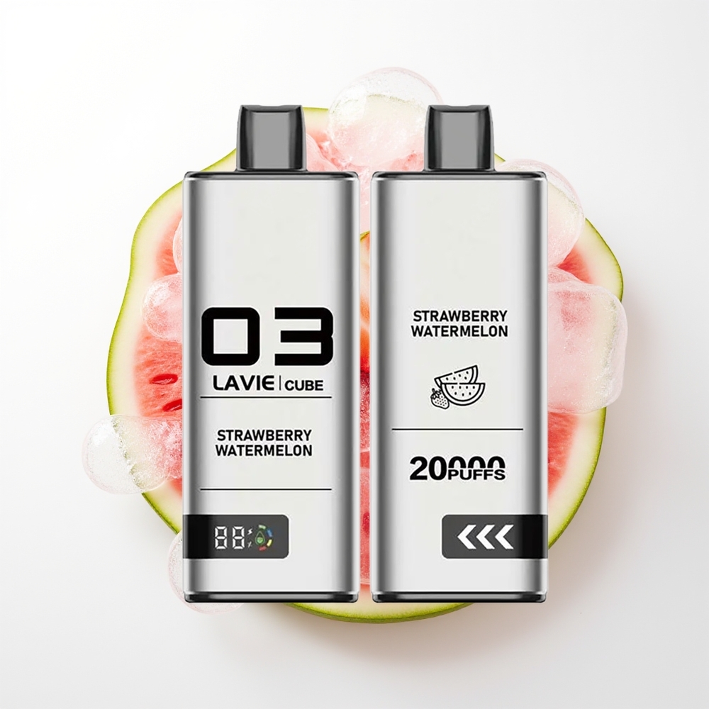 LAVIE Cube 20000 Pūšu Izmetamais Veips Zemeņu Arbūzs 28ML 5%